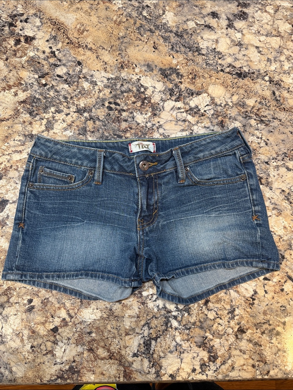TILT Women's Blue Denim Shorts
